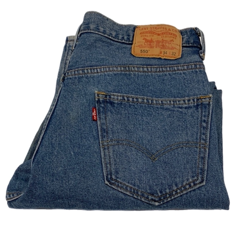 Levi's Relaxed Fit Blue‎ Denim Jeans 34x32 Jeans 0537